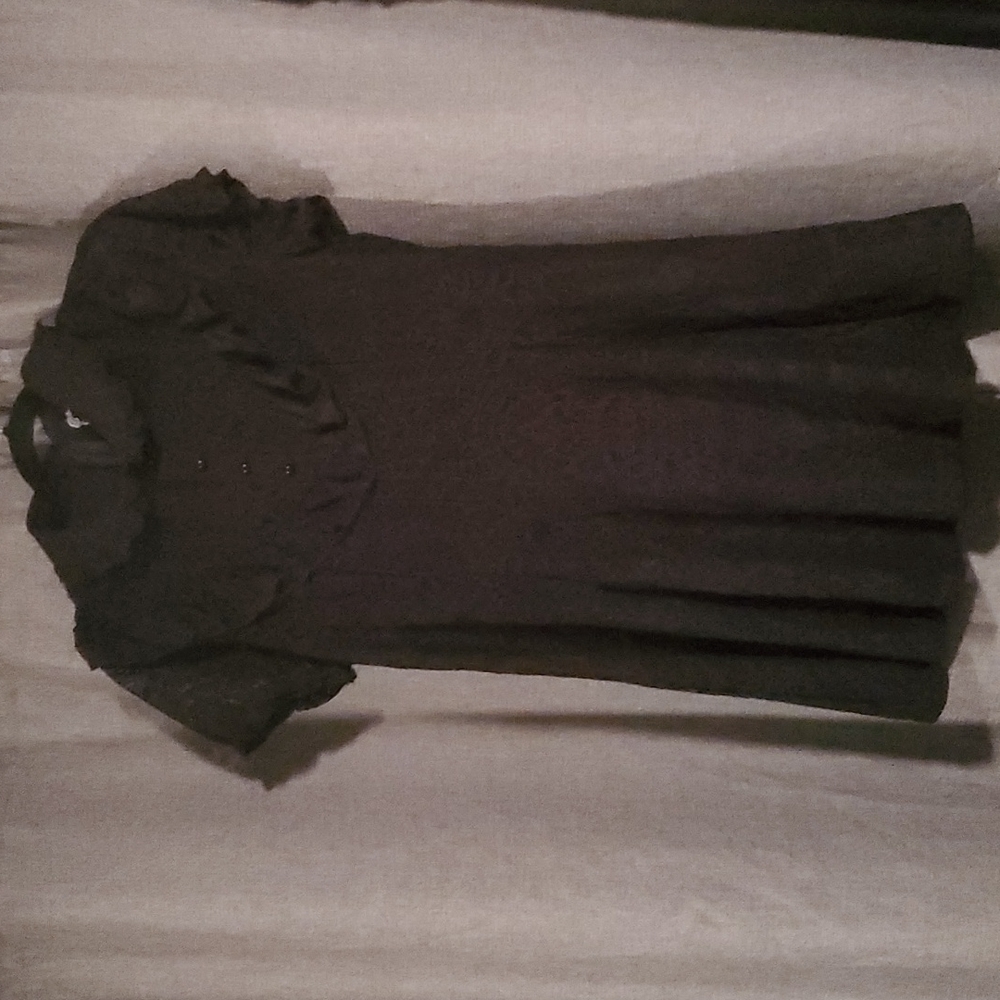 Killstar Lace Cap Sleeve Victorian Mini Dress XXL